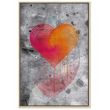  Slika - Sincere Confession (1 Part) Vertical 60x90 U prirodnom drvenom okviru | shoptok.hr