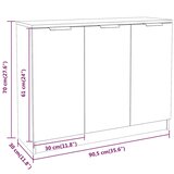  Komoda boja hrasta sonome 90,5x30x70 cm od konstruiranog drva | shoptok.hr