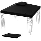  Platno za gazebo paviljon 3x3m Crna Cene