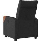 vidaXL Naslanjač iz črnega blaga | Shoptok.si