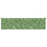  Jastuk za vrtnu klupu s uzorkom lišća 200x50x3 cm od tkanine | shoptok.hr