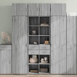 vidaXL Visoka komoda boja hrasta 70x42,5x185 cm od konstruiranog drva Cijene