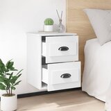  Zidni noćni ormarići 2 kom bijeli 41,5x36x53 cm | shoptok.hr