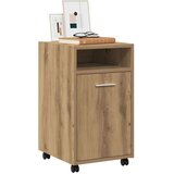 vidaXL omarica s kolesi artisan hrast 33x38x60 cm inženirski les | Shoptok.si