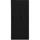  Ormar crni 80 x 50 x 180 cm čelični | shoptok.hr