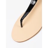 Shelvt Black flat sandals in flip-flop style | ePonuda.com