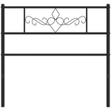  Metalno uzglavlje crno 107 cm | shoptok.hr