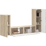  Komplet TV omaric 4 pcs Sonoma hrast Konstruiran les - - Rjava - 67.7 - 30 x 31 x 100 cm - 2025-vidaXL-Uvoz_2 | Shoptok.si