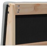 Tapecirani uzglavlje Svijetlo siva 90 cm Čvrsto borovo drvo | shoptok.hr