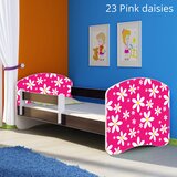  Otroška postelja ACMA z motivom, stranska wenge 180x80 cm 23 Pink Daisy | Shoptok.si
