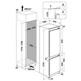 Whirlpool WHC18 T341 ugradni frižider | ePonuda.com