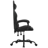  Igraća stolica od umjetne kože crna | shoptok.hr
