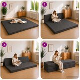 SOFA na razvlačenje 180 x 67 x 45 cm Tamnosiva | Eponuda.com