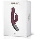NMC Titanz Vibrator Rabbit Titanz 7 Rubine Red | Shoptok.si