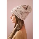 Kesi Cap with fleece Sylwia K244 dark beige | shoptok.hr