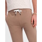 Ombre Men's sweatpants with unlined leg - brown | Shoptok.si