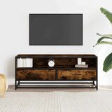 TV TV omarica, les, dimljeni hrast, 100x34,5x40 cm | Shoptok.si