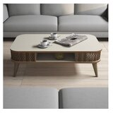 Hanah home Eylul Klub sto, 105x34,6x60cm, Bež-smeđa | Eponuda.ba