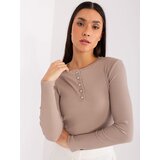 BASIC Feel Good Blouse-RV-BZ-9211.26X-dark beige | Shoptok.si