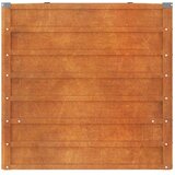  Povišena vrtna gredica boja hrđe 400 x 80 x 77 cm čelik COR-TEN | shoptok.hr