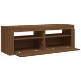 TV ormarić s LED svjetlima boja smeđeg hrasta 120 x 35 x 40 cm | shoptok.hr