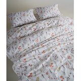 Mila Home Luxury Bijela posteljina za krevet za jednu osobu od renforce pamuka 140x200 cm Floral Dance Autumn – | shoptok.hr