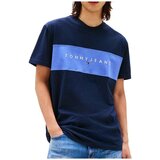 Tommy Jeans Majice s kratkimi rokavi TJM REG CBLK LINEAR LOGO Modra Cene