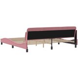  Okvir za krevet Dover ružičasti 200x200 cm baršunasti | shoptok.hr