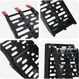  Sklopiva rampi za motocikle 340 kg po rampi 2 pcs Crna Aluminij | shoptok.hr