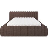 ELTAP rjava oblazinjena zakonska postelja s prostorom za shranjevanje z letvenim dnom 160x200 cm carilla – | Shoptok.si
