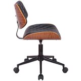 Premium Living pisarniški stol jeff, črna, rjava | Shoptok.si