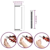 vidaXL Ročaji za omarico 10 kosov črni 192 mm nerjaveče jeklo | Shoptok.si