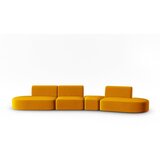 Milo Casa Senf žuta baršunasti sofa s desnim kutom 428 cm Paolo – | shoptok.hr