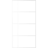  Klizna vrata od stakla ESG i aluminija 102 5 x 205 cm bijela | shoptok.hr