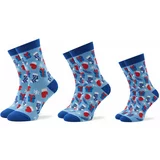 Rainbow Socks Set 3 parov unisex visokih nogavic