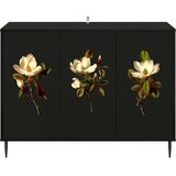  Kreveta BREMEN Crni hrast 102 x 33 x 76 cm Konstruirano drvo Slike