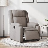 vidaXL električni naslanjač taupe blago | Shoptok.si