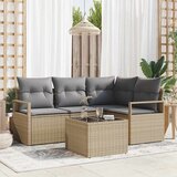  Set sofe 5 pcs Bež poliratan | Eponuda.com