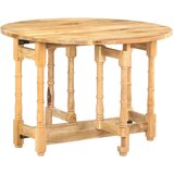  Jedilna miza okrogla 110x76 cm trden mangov les, (20711012) | Shoptok.si