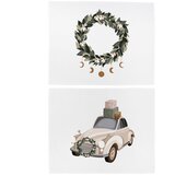 Butter Kings Tekstilni podmetač 2 kom s božićnim motivom 35x47 cm Festive Car – | shoptok.hr
