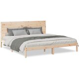  Dugi okvir kreveta bez madraca 200 x 220 cm masivno drvo | shoptok.hr