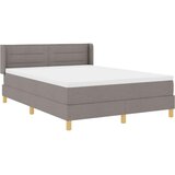  s opruga kutije Sivo-smeđa 190 x 140 cm tkanina | shoptok.hr