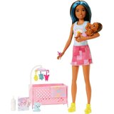 Barbie Set za igru Skipper - dadilja s plavim pramenovima | shoptok.hr