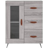  Visoka komoda siva sonome 69,5x34x180 cm od konstruiranog drva | shoptok.hr