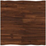  Pravokutni stolni vrh 70 x 70 x 3,5 cm Četvrtasti Tamno smeđa Slike