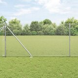 vidaXL Varjena žična ograja z 13 klinastimi stebri 1x50 m pocinkano jeklo Cene