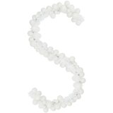 vidaXL Garland od božićnih kuglica Bijelo 186 cm Polistiren | shoptok.hr