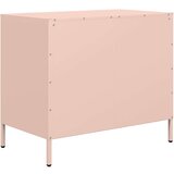 vidaXL Komoda roza 68x39x58,5 cm hladno valjano jeklo | Shoptok.si