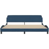  Okvir za krevet Dover plavi 200x200 cm od tkanine | Eponuda.com