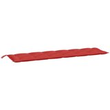 Jastuk za vrtnu klupu crveni 200 x 50 x 7 cm od tkanine Oxford | shoptok.hr